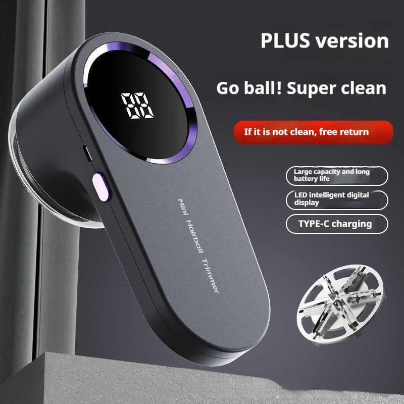 Lint Remover For Clothing Portable Electric Fuzz Pellet Remover LED Display Rechargeable For Clothes Fabric Shaver Fluff Remover - SouqFinds- Lint Remover For Clothing Portable Electric Fuzz Pellet Remover LED Display Rechargeable For Clothes Fabric Shaver Fluff Remover